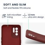 Husa Kwmobile pentru OPPO A94 5G, Silicon, Rosu, 58332.187 fotografia produsului View 2 S