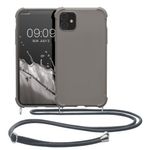 Husa Kwmobile pentru Apple iPhone 11, Silicon, Gri, 53838.43 fotografia produsului