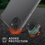 Husa Kwmobile pentru Apple iPhone 13, Silicon, Transparent/Verde, 55949.23 fotografia produsului View 6 S