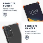 Husa Kwmobile pentru OnePlus 9, Silicon, Transparent/Verde, 54436.80 fotografia produsului View 3 S