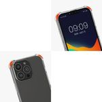 Husa Kwmobile pentru Apple iPhone 13 Pro, Silicon, Transparent/Albastru, 55963.04 fotografia produsului View 8 S