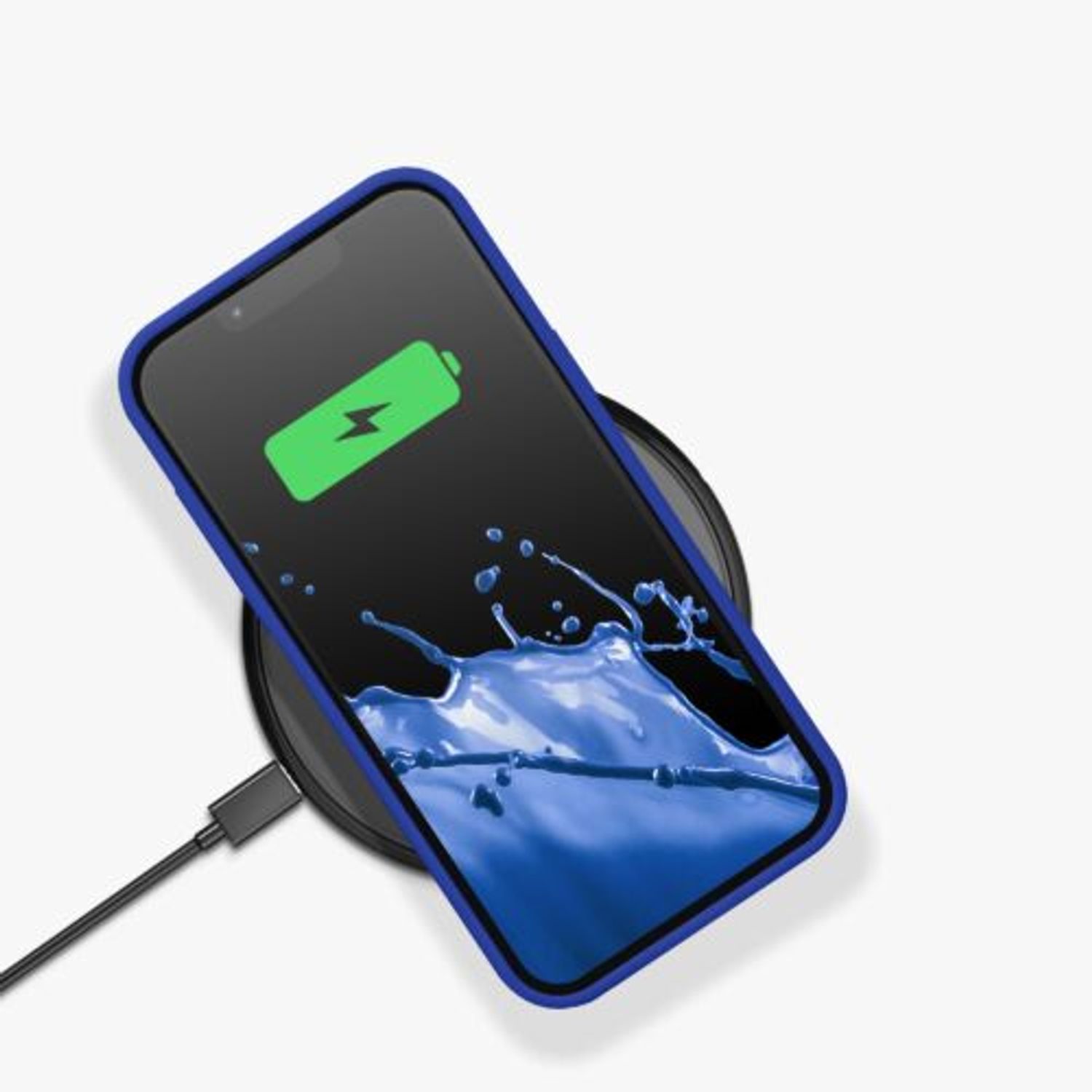 Husa Kwmobile pentru Apple iPhone 13 Pro Max, Silicon, Albastru, 59361.134 fotografia produsului View 10 L