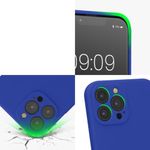 Husa Kwmobile pentru Apple iPhone 13 Pro Max, Silicon, Albastru, 59361.134 fotografia produsului View 8 S