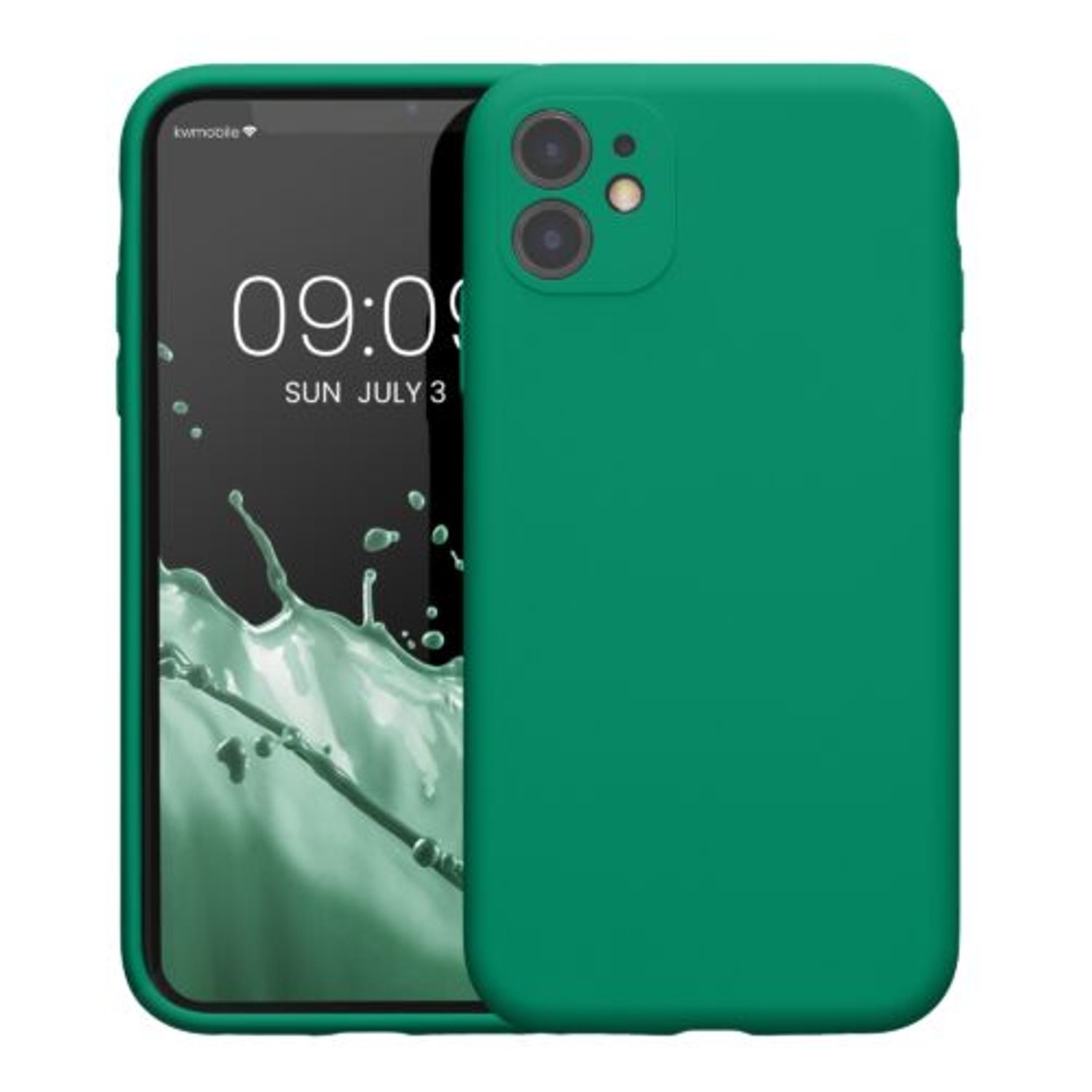 Husa Kwmobile pentru Apple iPhone 11, Silicon, Verde, 59349.142 fotografia produsului