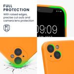 Husa Kwmobile pentru Apple iPhone 13, Silicon, Portocaliu, 59359.150 fotografia produsului View 3 S