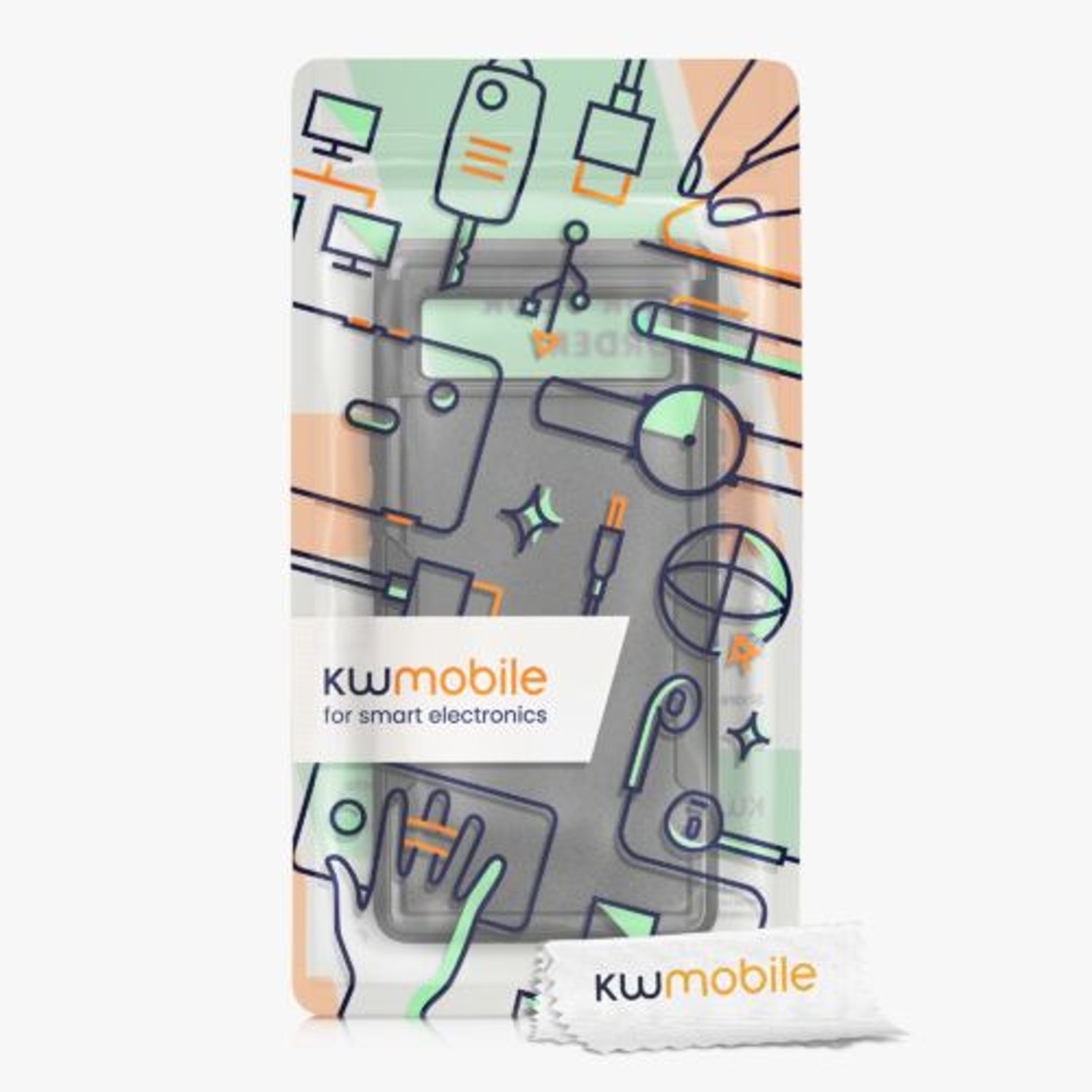 Husa Kwmobile pentru Google Pixel 6, Silicon, Negru, 59375.01 fotografia produsului View 8 L