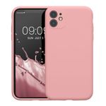Husa Kwmobile pentru Apple iPhone 11, Silicon, Roz, 59349.110 fotografia produsului