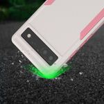 Husa Kwmobile pentru Google Pixel 6a, Silicon, Alb/Roz, 59376.02 fotografia produsului View 8 S
