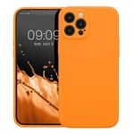 Husa Kwmobile pentru Apple iPhone 12 Pro Max, Silicon, Portocaliu, 59355.150 fotografia produsului