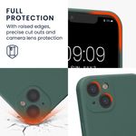 Husa Kwmobile pentru Apple iPhone 13, Silicon, Verde, 59359.166 fotografia produsului View 3 S
