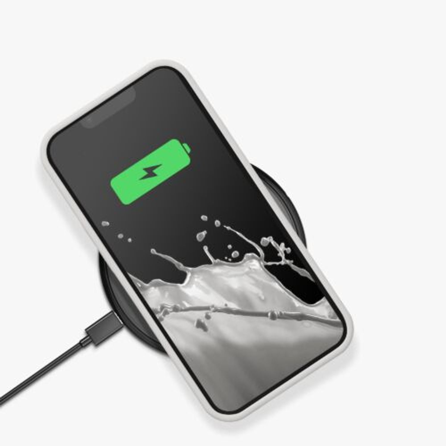 Husa Kwmobile pentru Apple iPhone 13, Silicon, Alb, 59359.02 fotografia produsului View 10 L