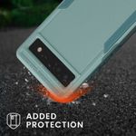 Husa Kwmobile pentru Google Pixel 6a, Silicon, Verde, 59376.71 fotografia produsului View 3 S