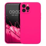 Husa Kwmobile pentru Apple iPhone 12 Pro Max, Silicon, Roz, 59355.77 fotografia produsului