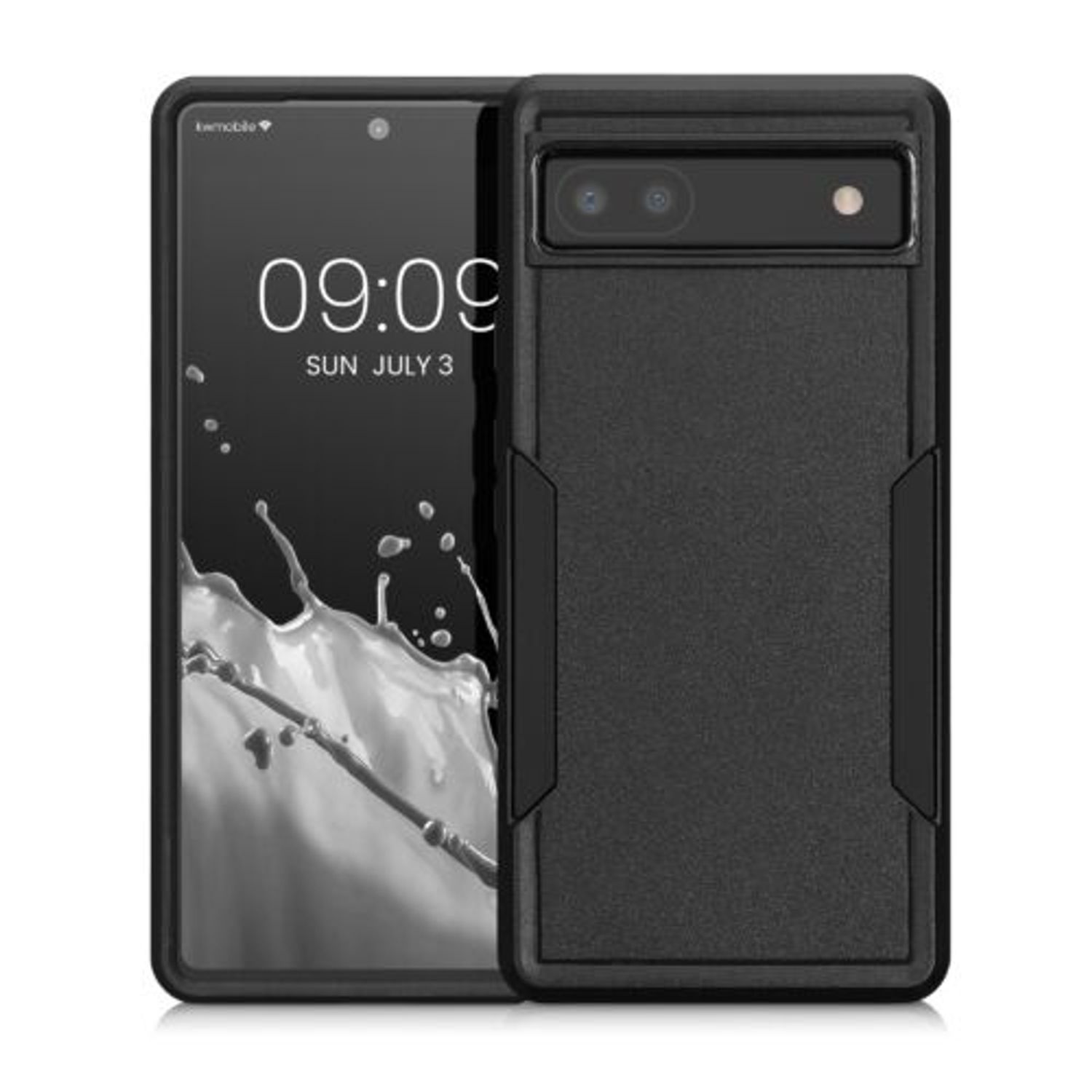 Husa Kwmobile pentru Google Pixel 6a, Silicon, Negru, 59376.01 fotografia produsului