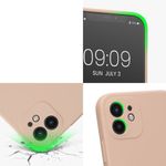 Husa Kwmobile pentru Apple iPhone 12/iPhone 12 Pro, Silicon, Crem, 59351.225 fotografia produsului View 8 S