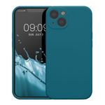 Husa Kwmobile pentru Apple iPhone 13, Silicon, Verde, 59359.57 fotografia produsului