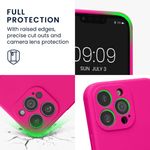 Husa Kwmobile pentru Apple iPhone 13 Pro, Silicon, Roz, 59360.77 fotografia produsului View 3 S