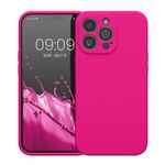 Husa Kwmobile pentru Apple iPhone 13 Pro, Silicon, Roz, 59360.77 fotografia produsului