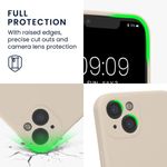 Husa Kwmobile pentru Apple iPhone 13, Silicon, Crem, 59359.16 fotografia produsului View 5 S