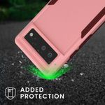 Husa Kwmobile pentru Google Pixel 6, Silicon, Roz, 59375.10 fotografia produsului View 3 S