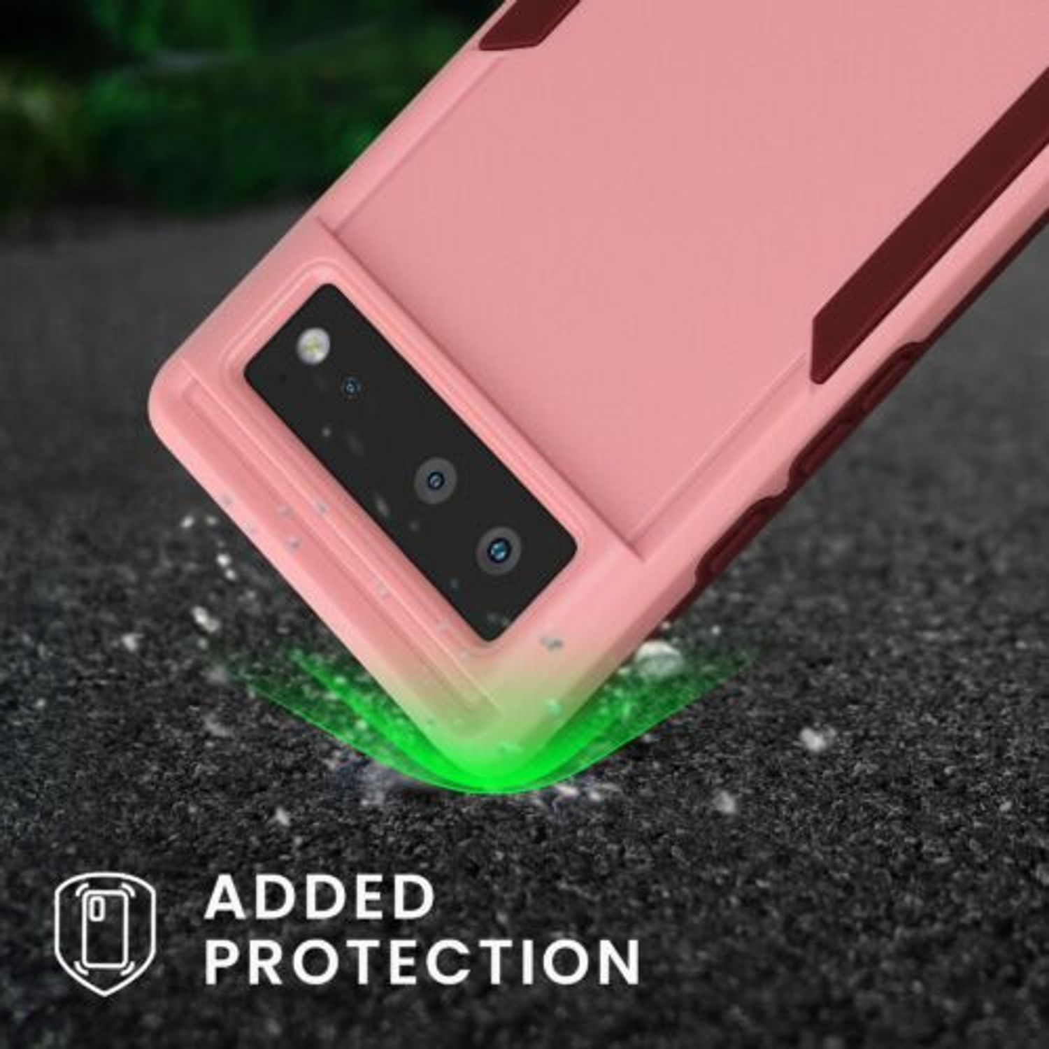 Husa Kwmobile pentru Google Pixel 6, Silicon, Roz, 59375.10 fotografia produsului View 3 L