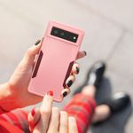 Husa Kwmobile pentru Google Pixel 6, Silicon, Roz, 59375.10 fotografia produsului View 6 S