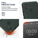 Husa Kwmobile pentru Xiaomi Poco C40, Silicon, Verde, 59394.169 fotografia produsului View 3 S