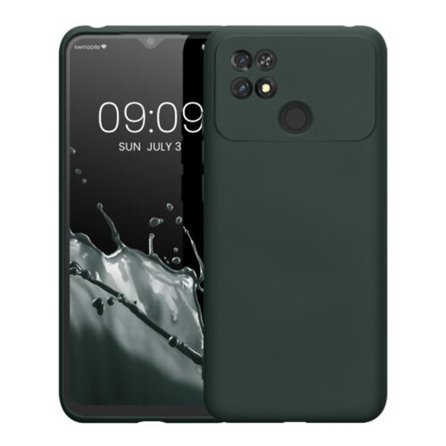Husa Kwmobile pentru Xiaomi Poco C40, Silicon, Verde, 59394.169 fotografia produsului