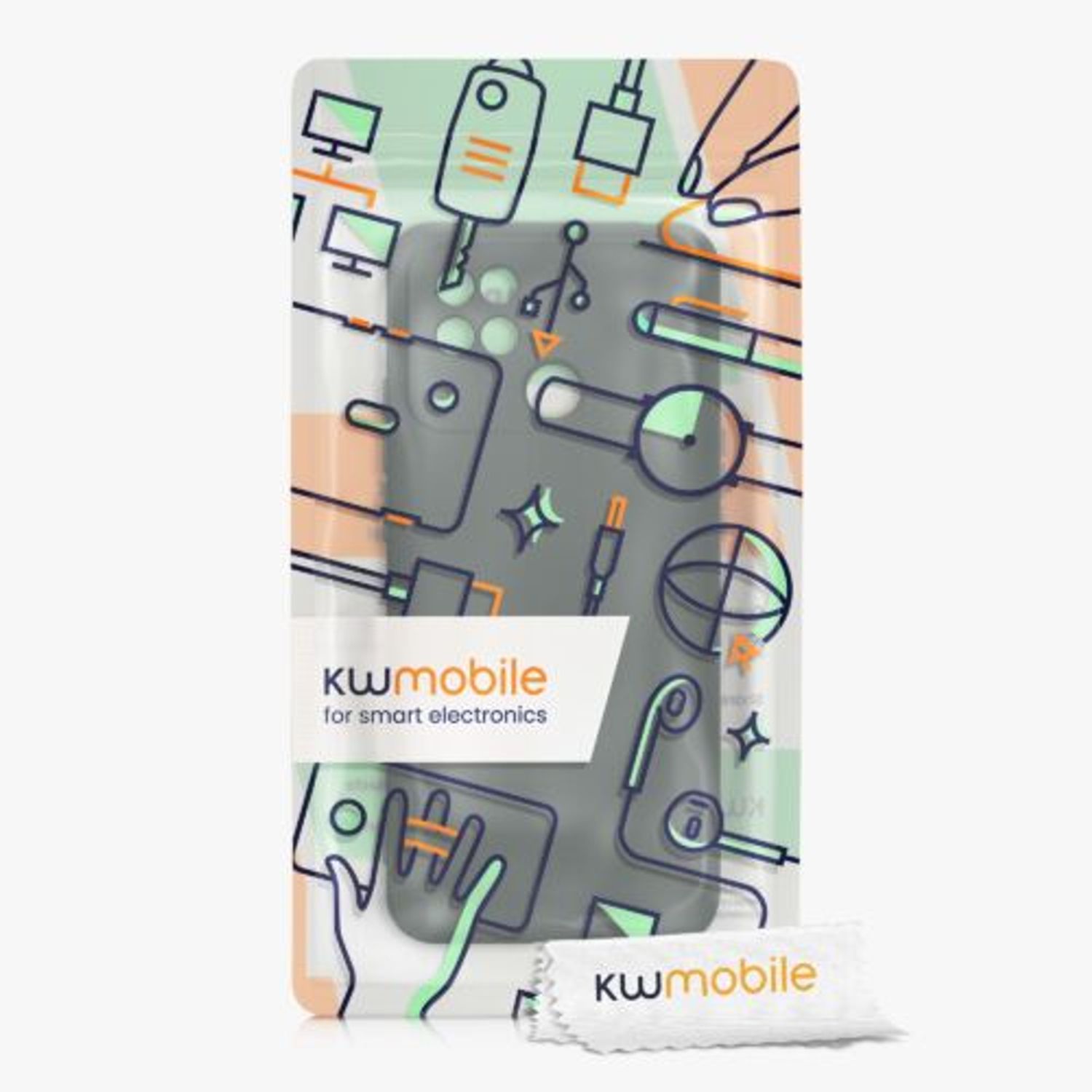 Husa Kwmobile pentru Xiaomi Poco C40, Silicon, Verde, 59394.169 fotografia produsului View 6 L
