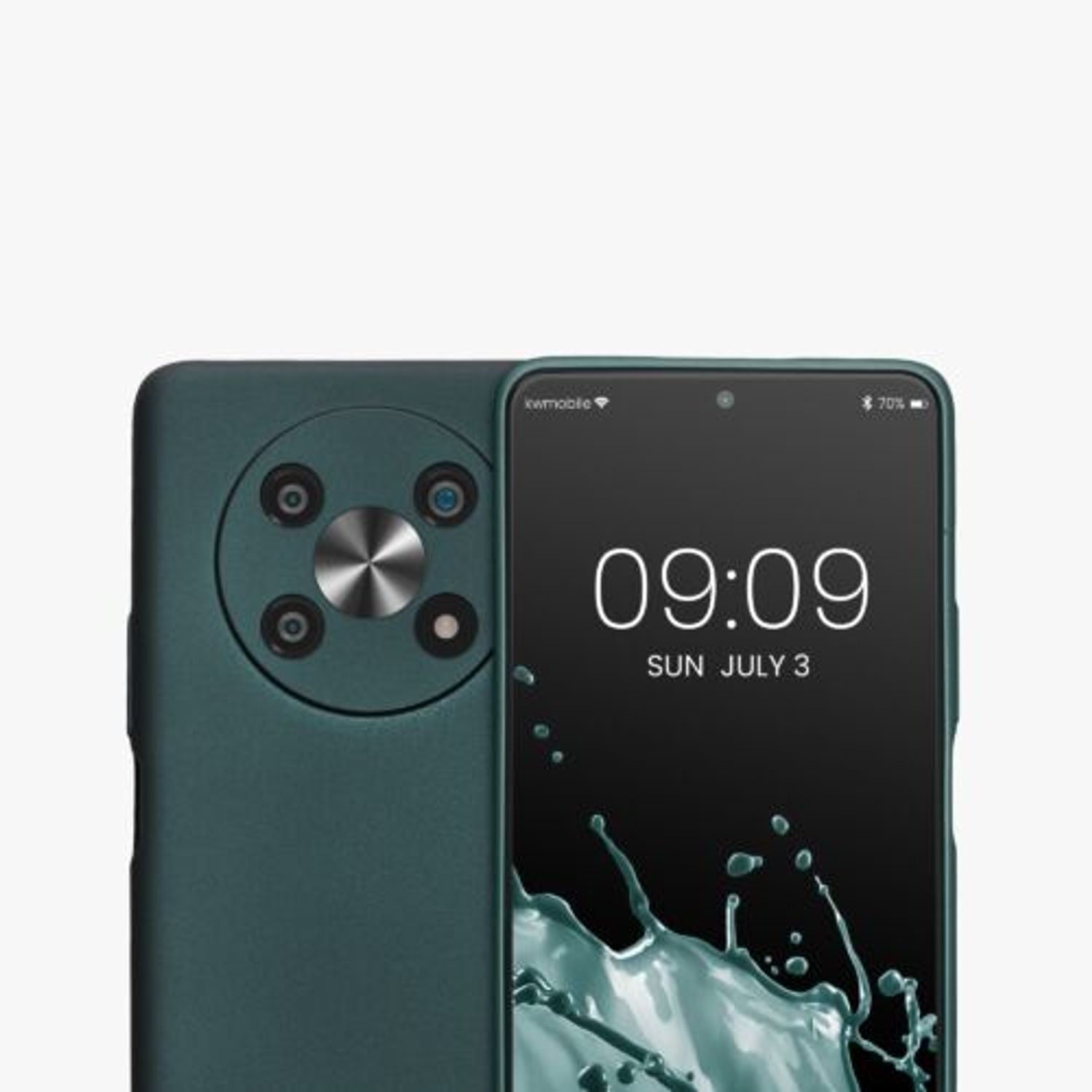Husa Kwmobile pentru Honor Magic 4 Lite 5G, Silicon, Verde, 59328.14 fotografia produsului View 10 L