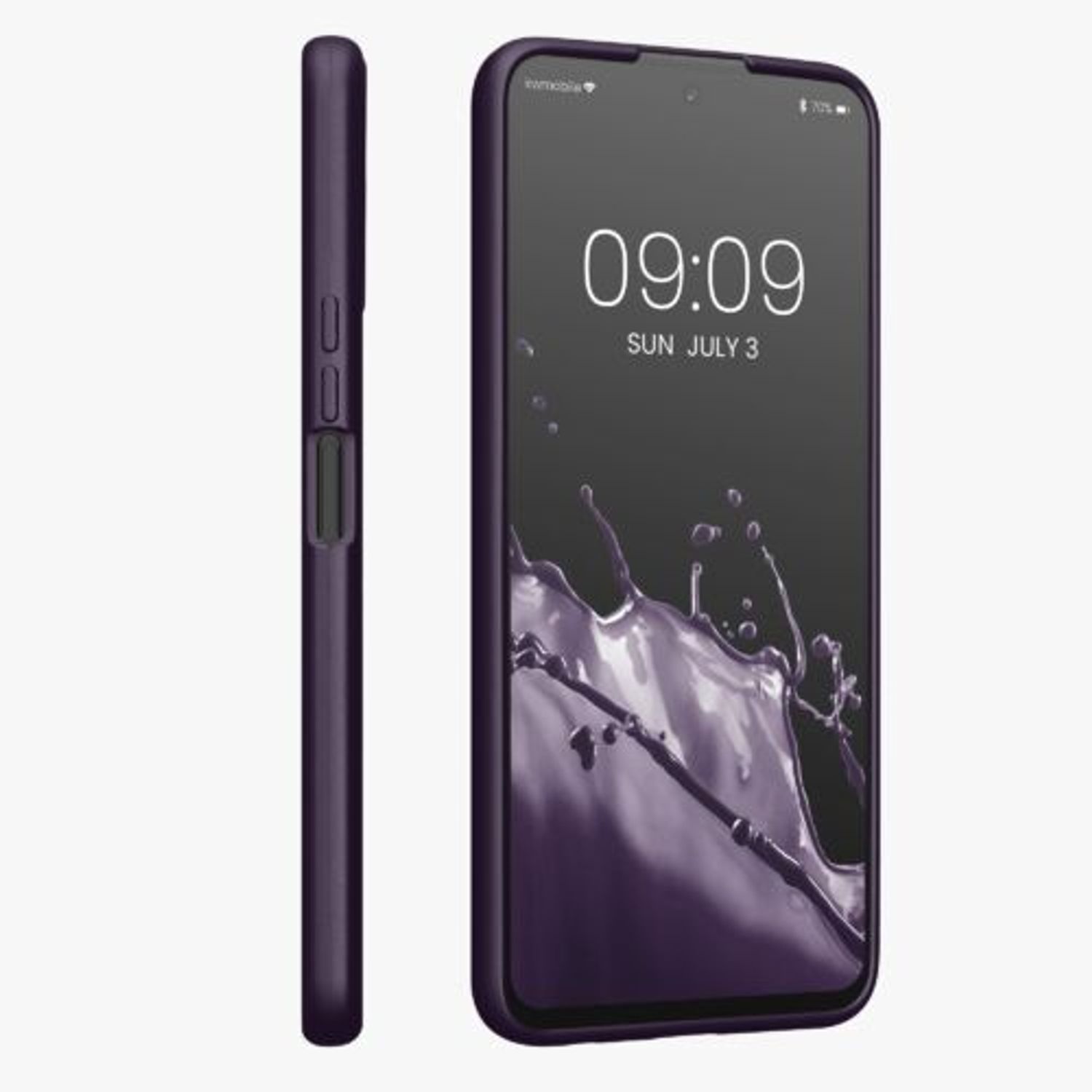Husa Kwmobile pentru Honor X8, Silicon, Mov, 59329.115 fotografia produsului View 4 L