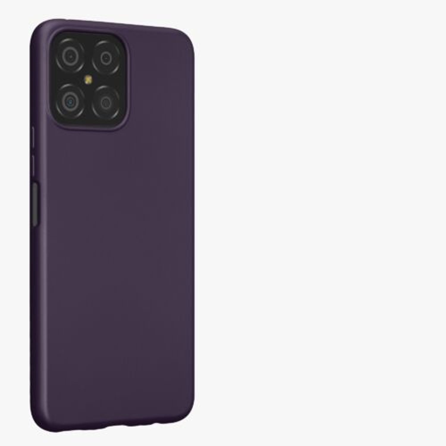 Husa Kwmobile pentru Honor X8, Silicon, Mov, 59329.115 fotografia produsului View 7 L