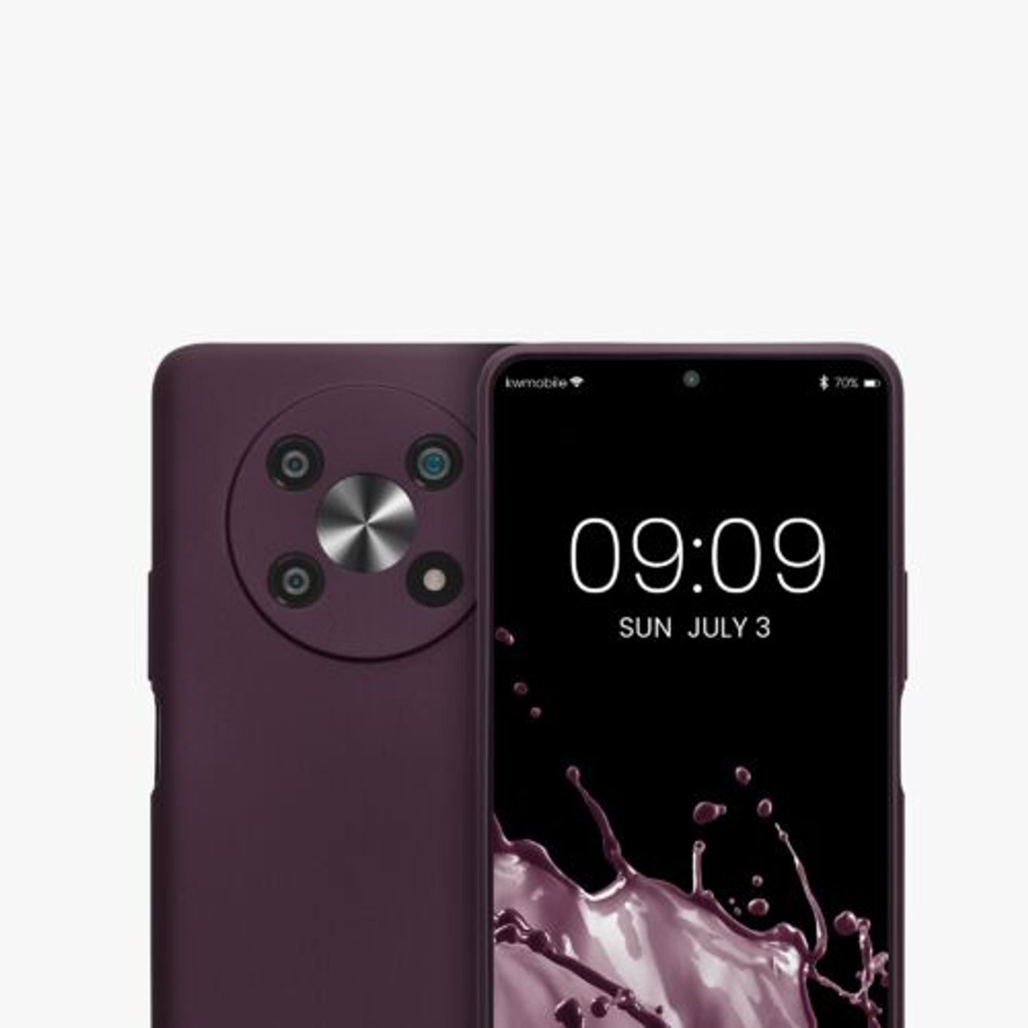 Husa Kwmobile pentru Honor Magic 4 Lite 5G, Silicon, Mov, 59328.115 fotografia produsului View 10 L