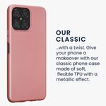 Husa Kwmobile pentru Honor X8, Silicon, Rose Gold, 59329.31 fotografia produsului View 3 S