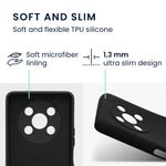 Husa Kwmobile pentru Honor Magic 4 Lite 5G, Silicon, Negru, 59335.01 fotografia produsului View 7 S