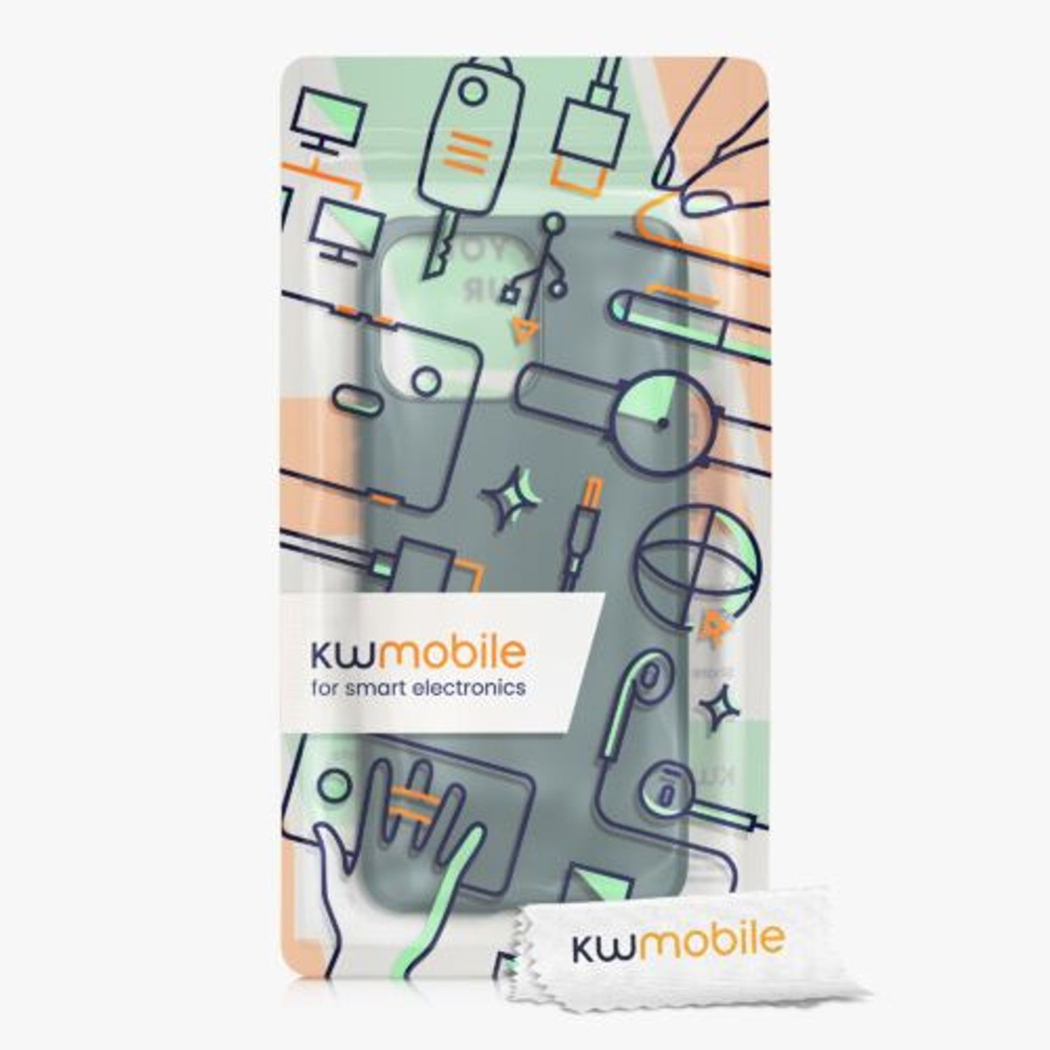 Husa Kwmobile pentru Honor X8, Silicon, Verde, 59329.14 fotografia produsului View 4 L