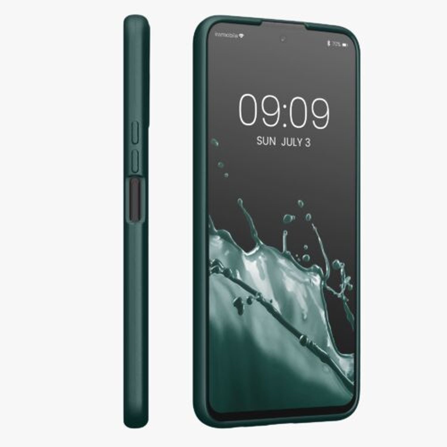 Husa Kwmobile pentru Honor X8, Silicon, Verde, 59329.14 fotografia produsului View 5 L