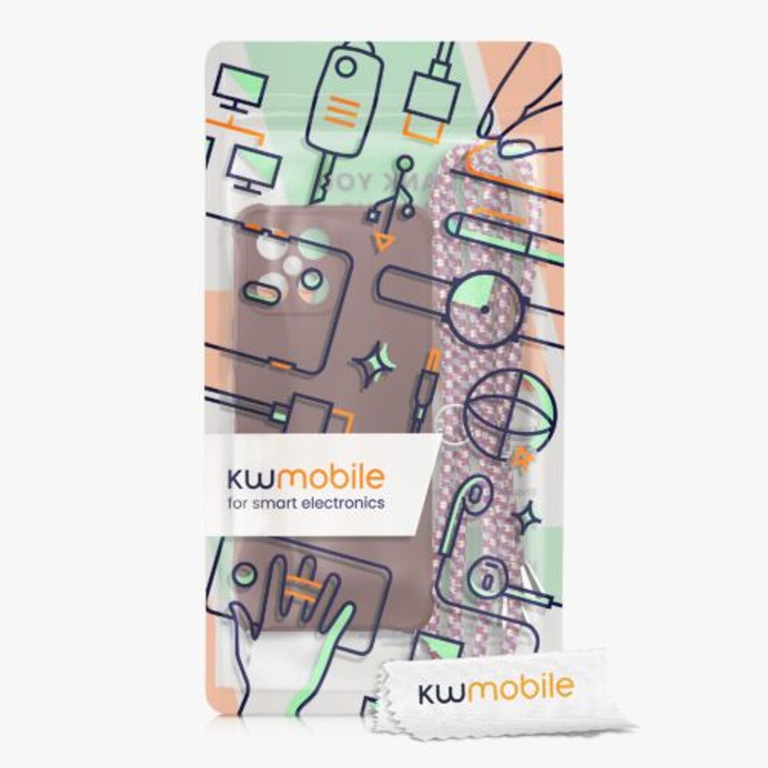 Husa Kwmobile pentru Honor X8, Silicon, Rosu, 59331.187 fotografia produsului View 7 L