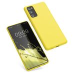 Husa Kwmobile pentru Samsung Galaxy S20 FE, Silicon, Galben, 53604.165 fotografia produsului