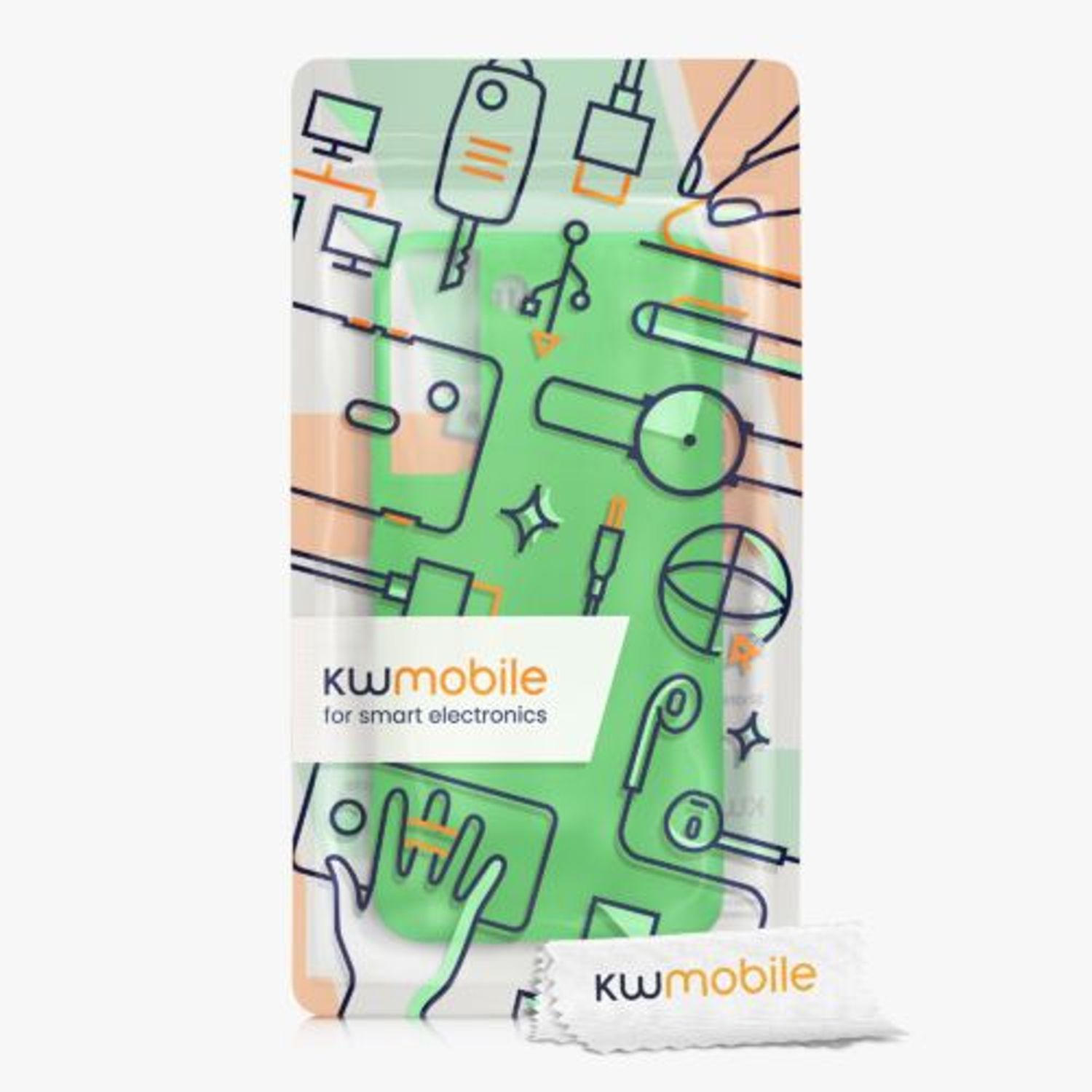 Husa Kwmobile pentru Samsung Galaxy S22, Silicon, Verde, 56758.44 fotografia produsului View 7 L