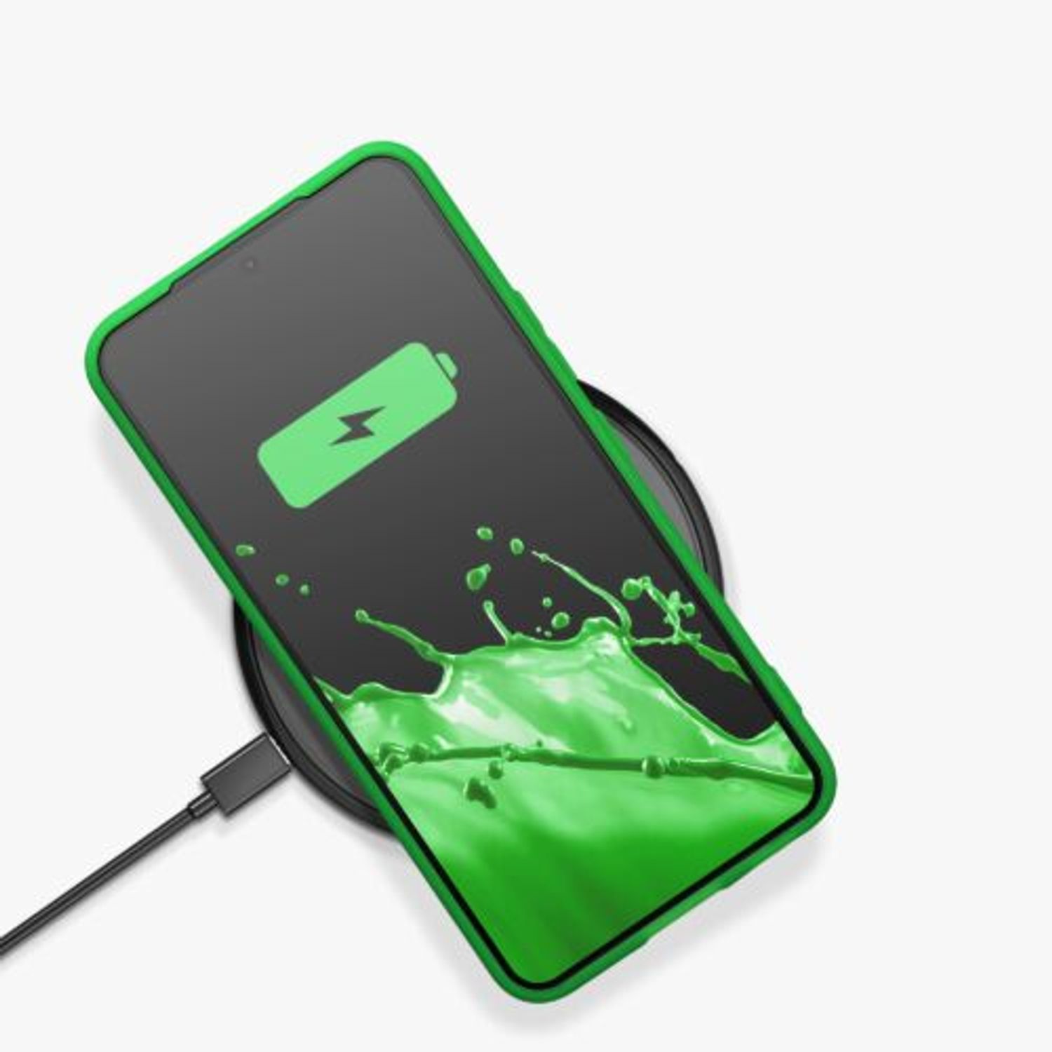 Husa Kwmobile pentru Samsung Galaxy S22, Silicon, Verde, 56758.44 fotografia produsului View 8 L