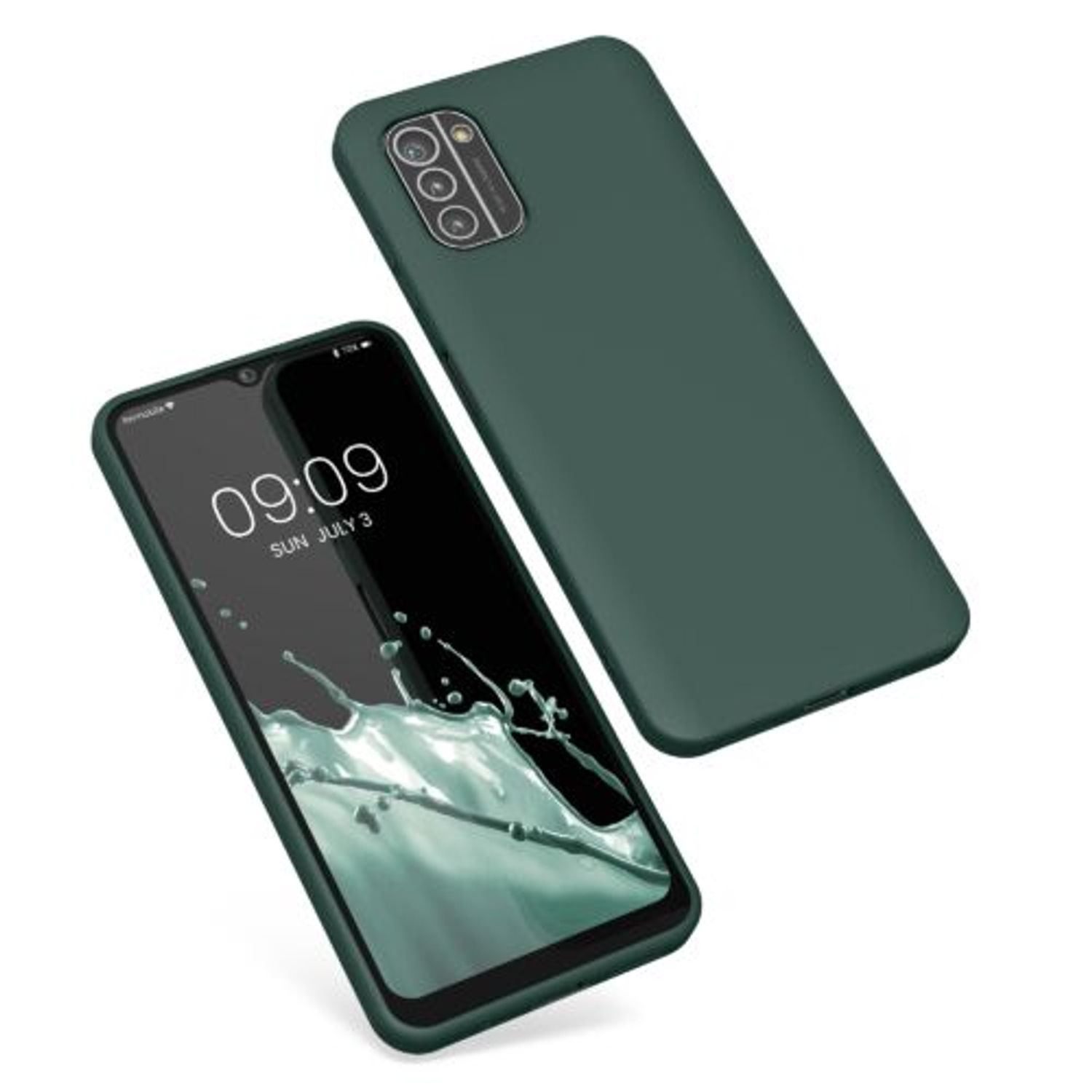 Husa Kwmobile pentru Nokia G21/G11, Silicon, Verde, 57530.169 fotografia produsului