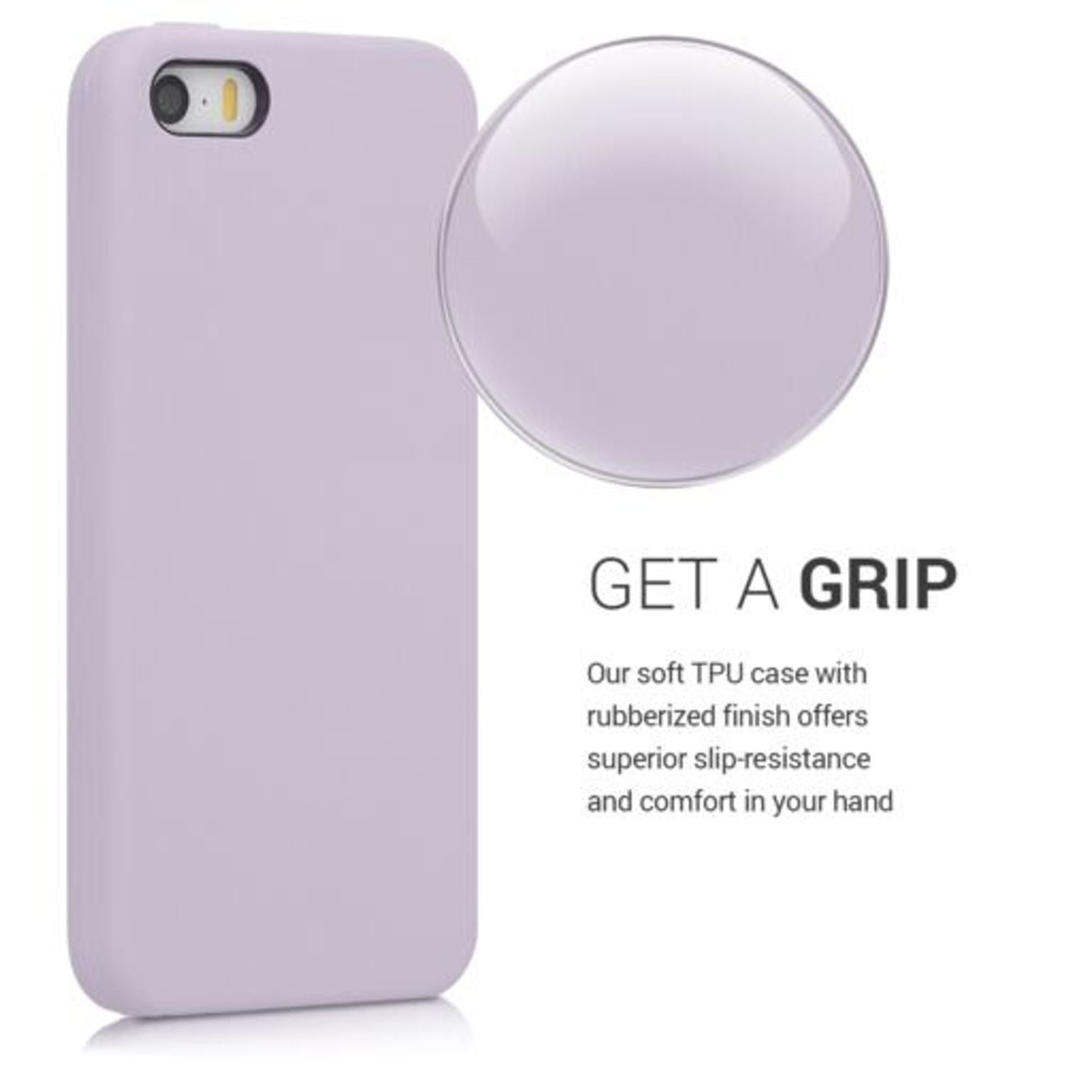 Husa pentru Apple iPhone 5/iPhone 5s/iPhone SE, Silicon, Mov, 42766.192 fotografia produsului View 3 L