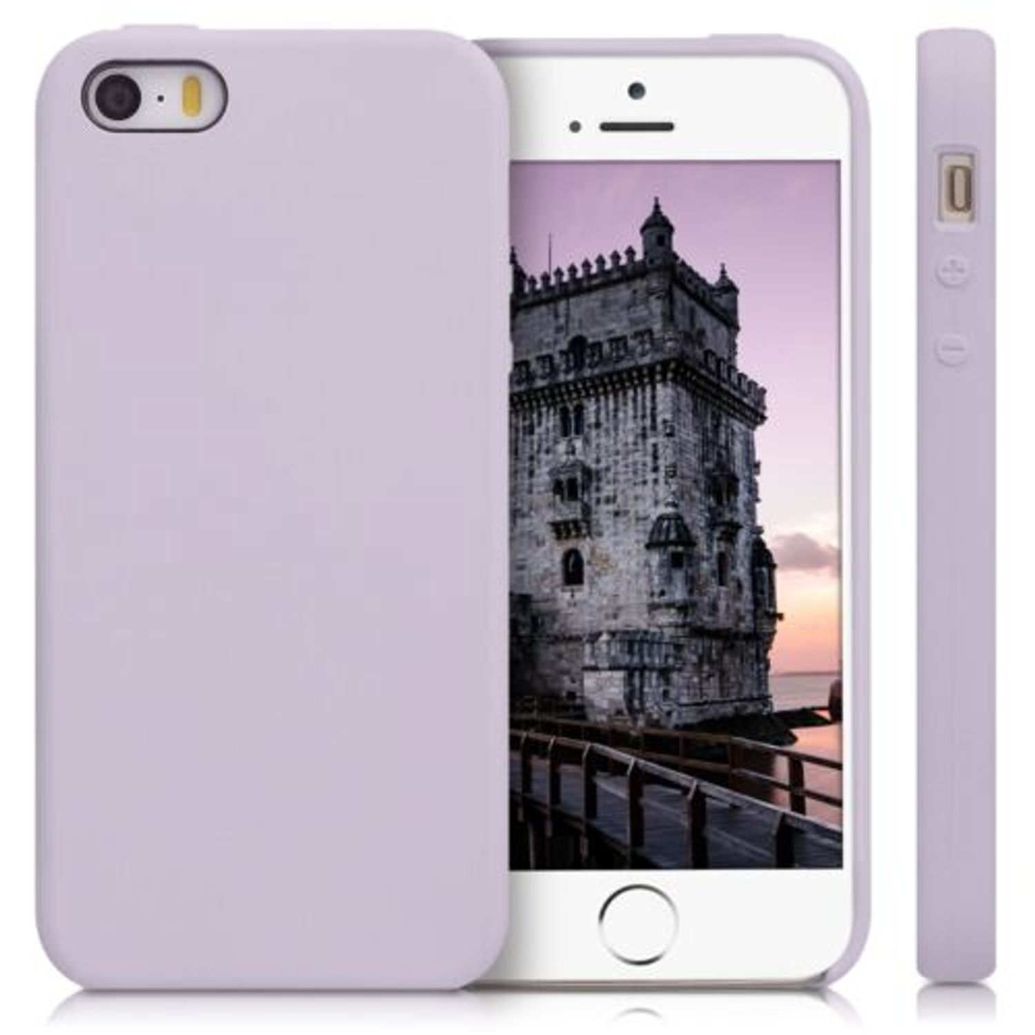 Husa pentru Apple iPhone 5/iPhone 5s/iPhone SE, Silicon, Mov, 42766.192 fotografia produsului View 8 L