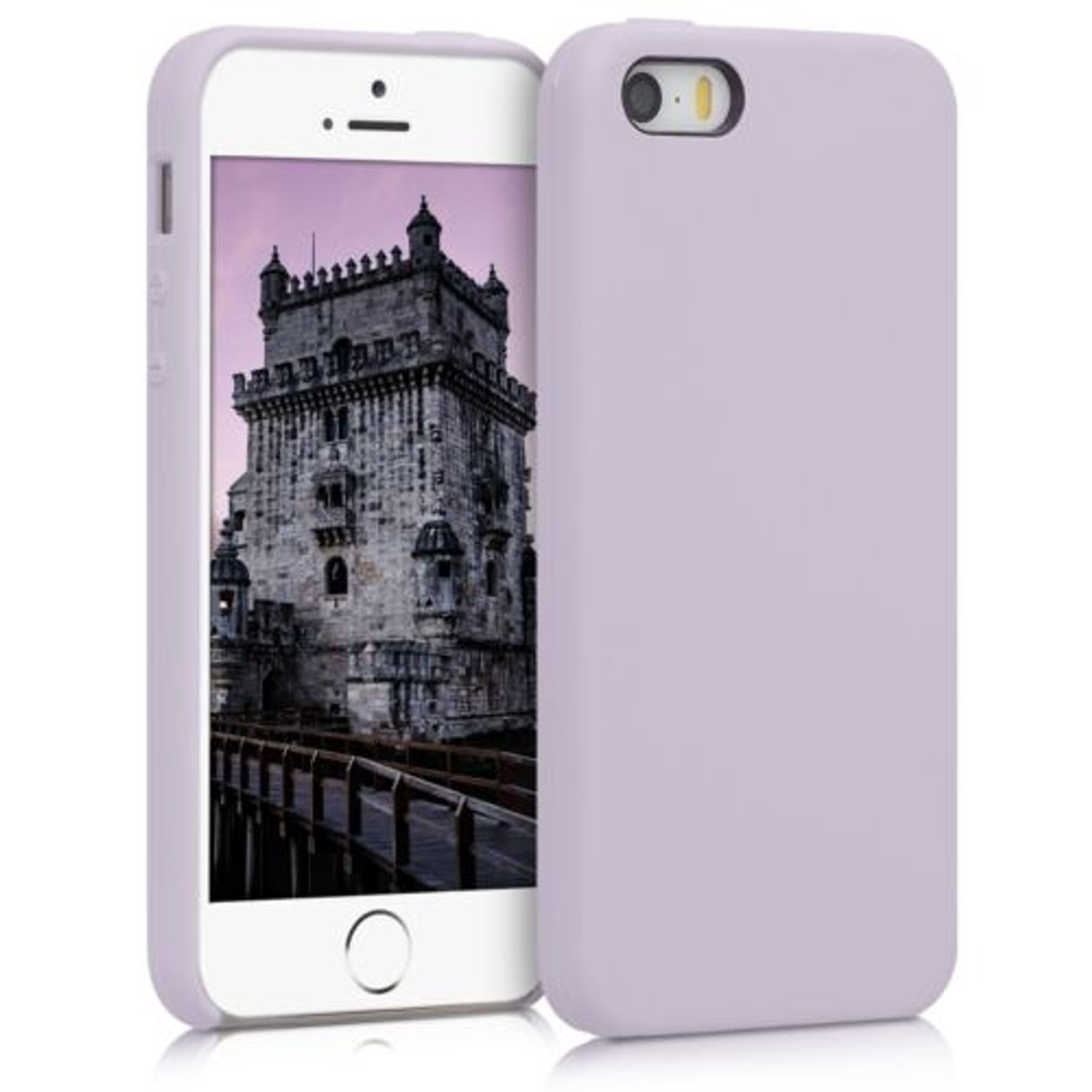 Husa pentru Apple iPhone 5/iPhone 5s/iPhone SE, Silicon, Mov, 42766.192 fotografia produsului