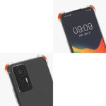 Husa Kwmobile pentru Xiaomi 12 Lite, Silicon, Transparent/Negru, 59406.01 fotografia produsului View 8 S