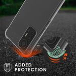 Husa Kwmobile pentru Xiaomi 12 Lite, Silicon, Transparent/Negru, 59406.01 fotografia produsului View 2 S
