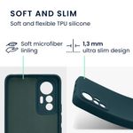 Husa Kwmobile pentru Xiaomi 12 Lite, Silicon, Verde, 59405.57 fotografia produsului View 2 S