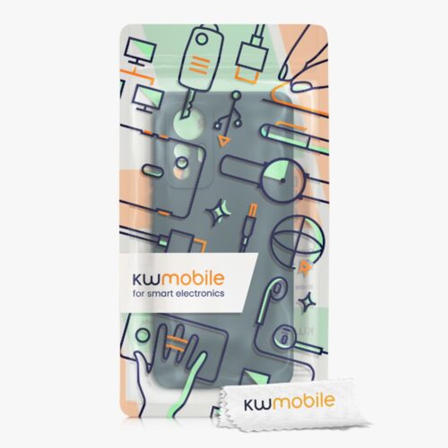 Husa Kwmobile pentru Xiaomi 12 Lite, Silicon, Verde, 59405.57 fotografia produsului View 4 L