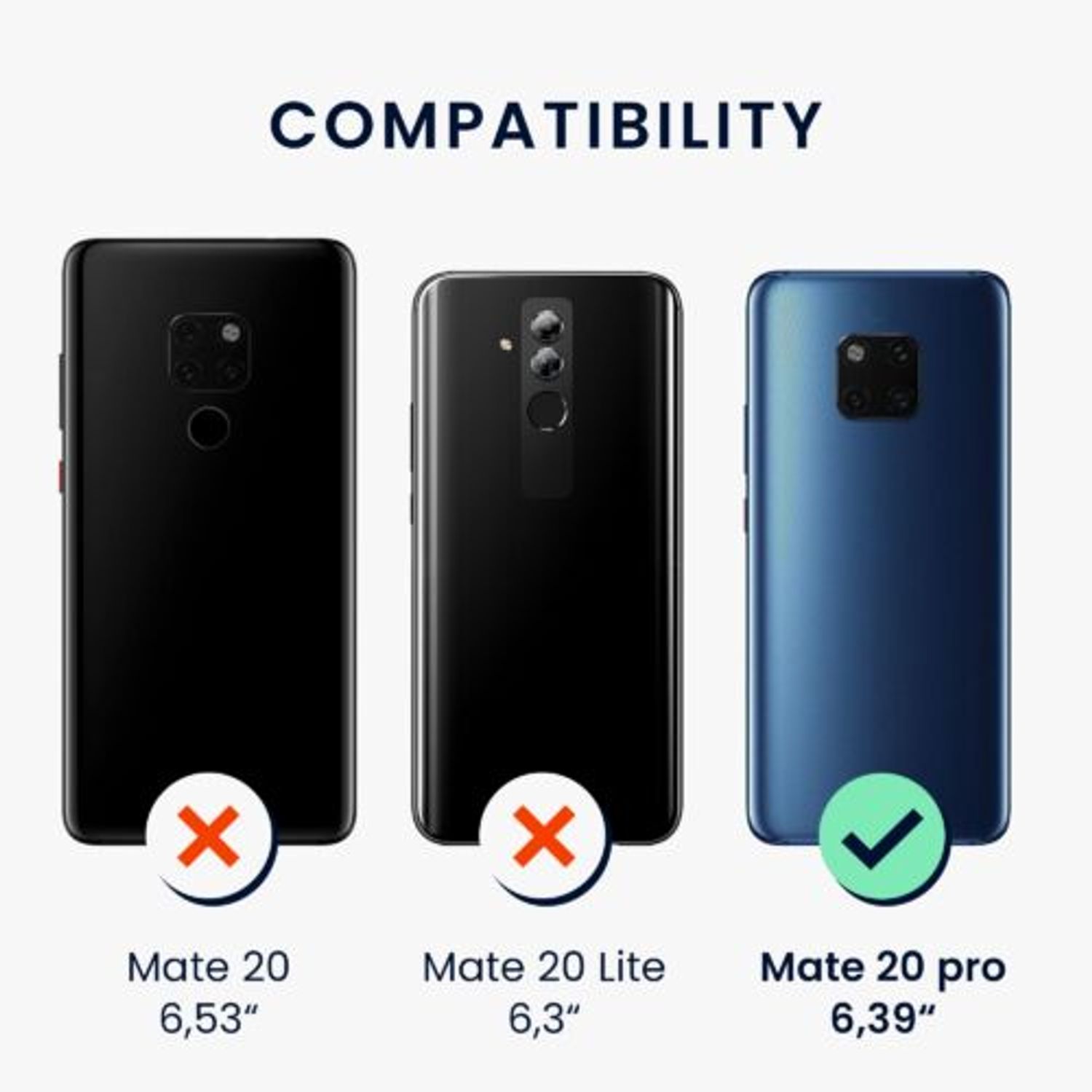 Husa Kwmobile pentru Huawei Mate 20 Pro, Silicon, Verde, 52287.169 fotografia produsului View 5 L